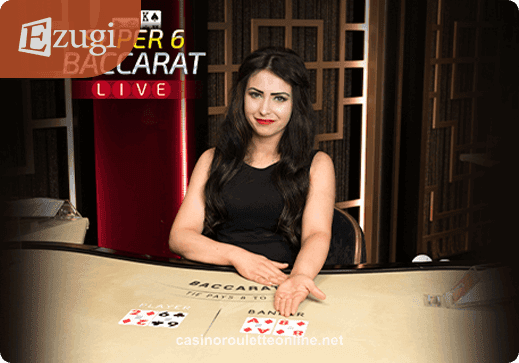 Hình ảnh Baccarat Super 6 tại casinorouletteonline